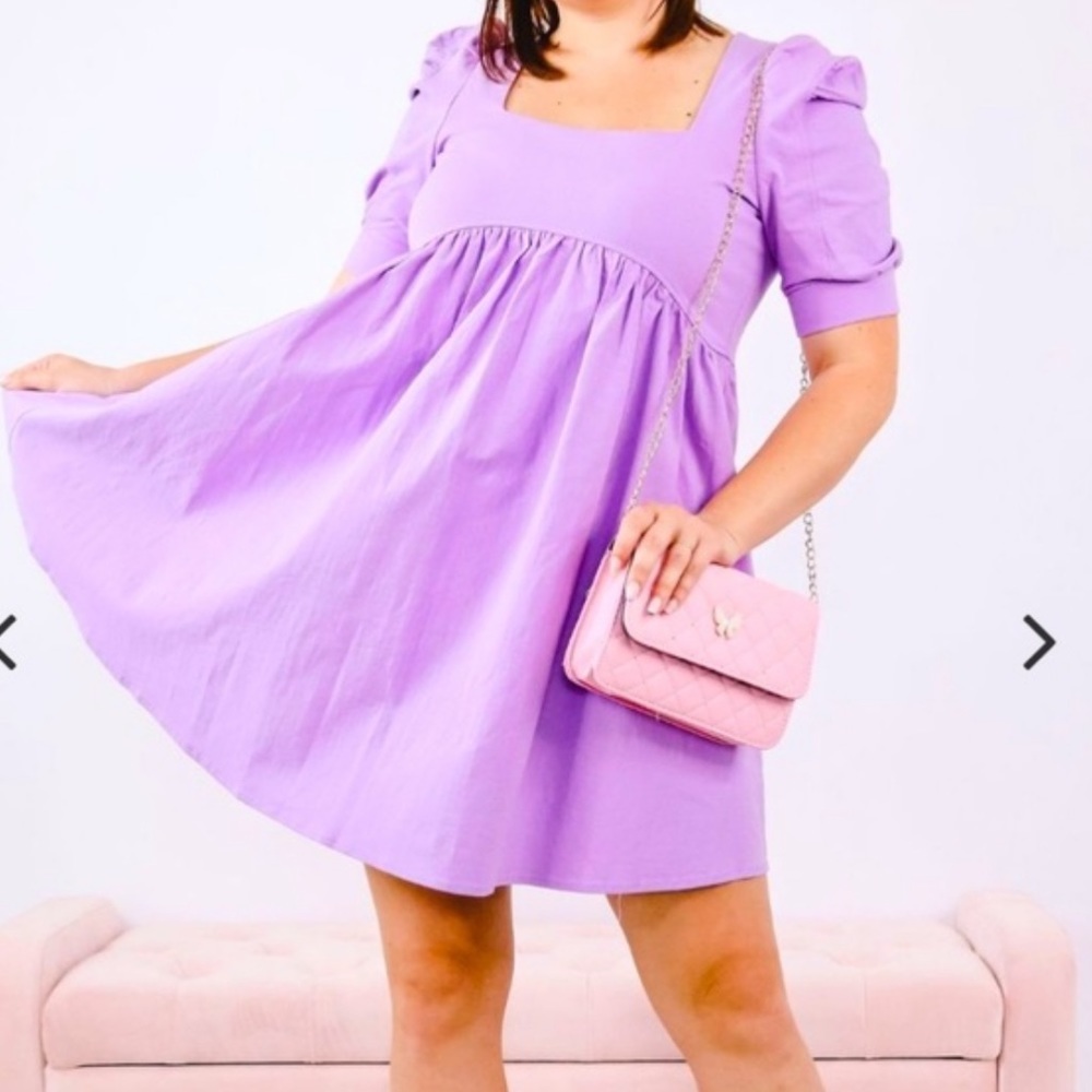 She’s such a Doll Lavender Babydoll Dress
